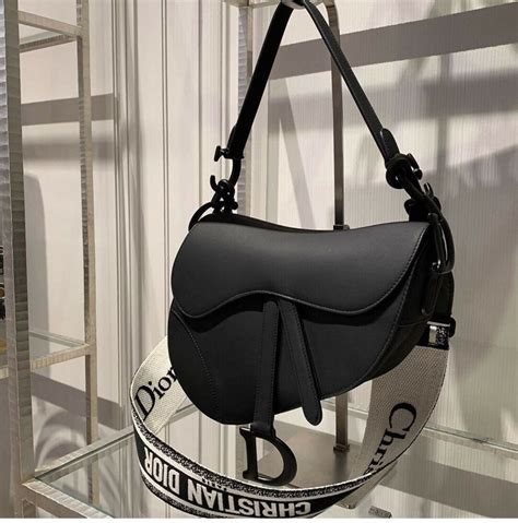 dior matte saddle|dior saddle bag all black.